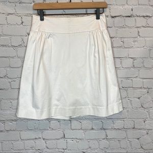 MILLY OF NEW YORK A-Line Skirt 6 White